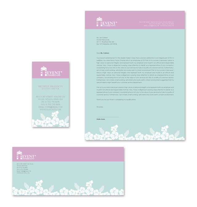 Wedding Planning Stationery Kits Template