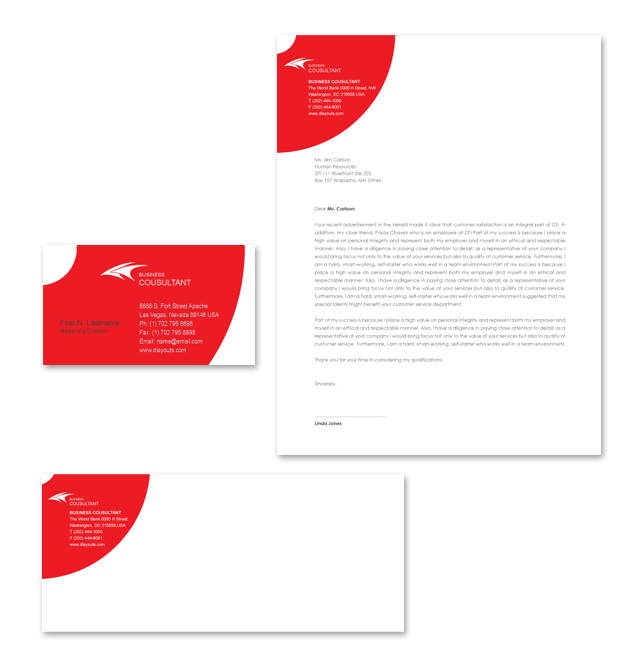 Corporate Stationery Kits Template