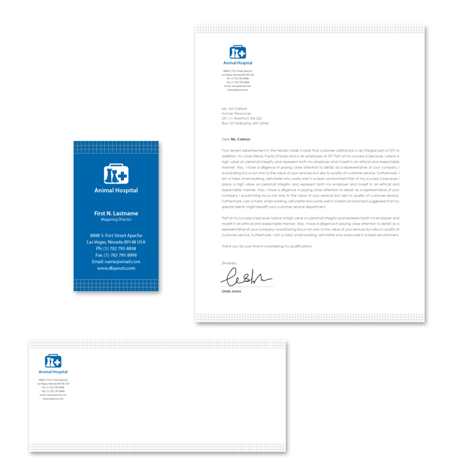 Veterinarians Stationery Kits Template