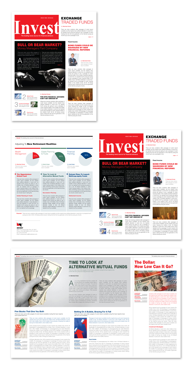 Investment Bank Newsletter Template