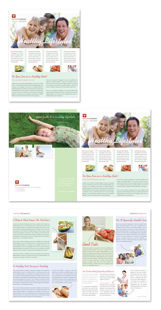 Healthcare Management Newsletter Template