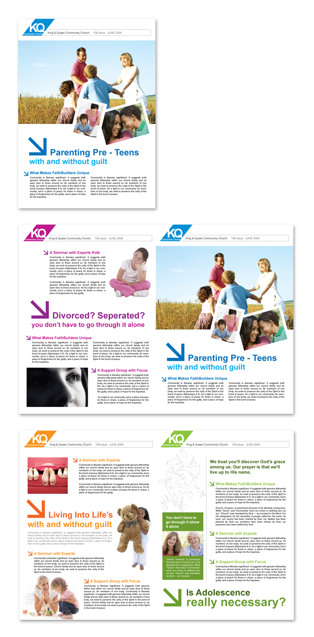 Community Church Newsletter Template