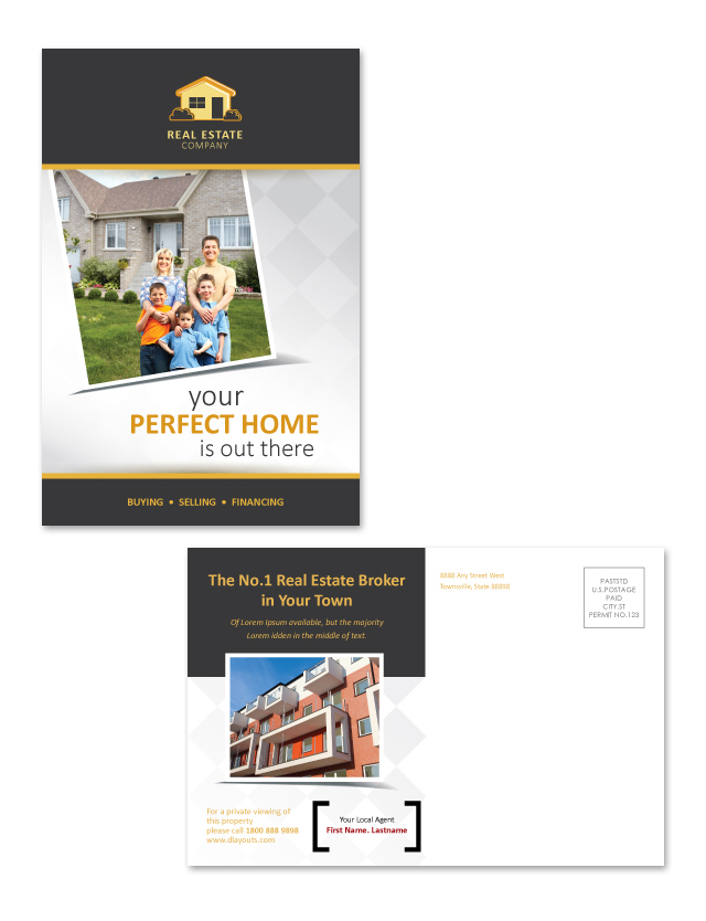 Real Estate Postcard Template