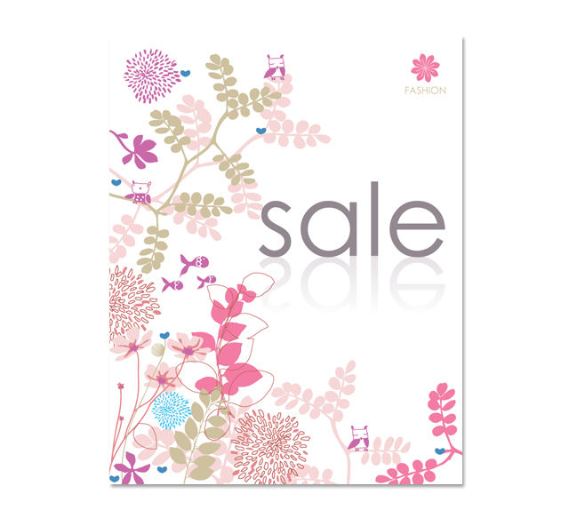 Spring Sale Poster Template