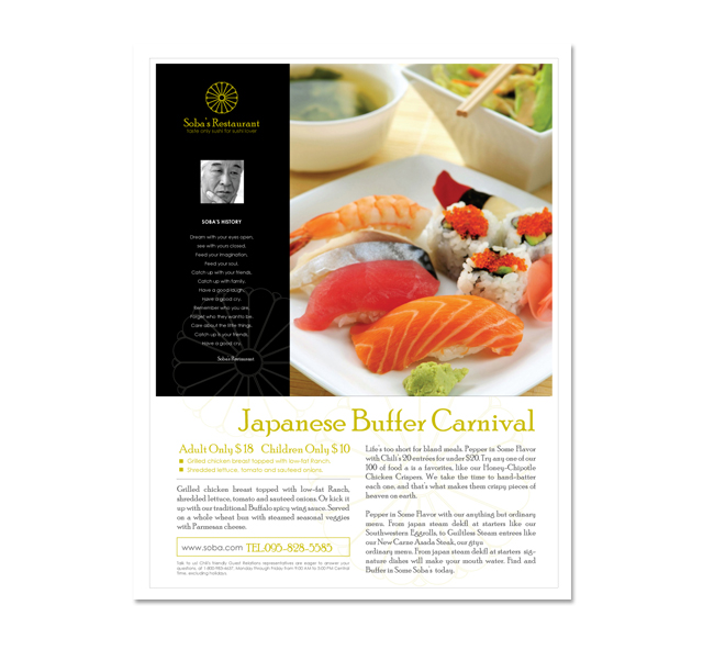 Japanese Restaurant Poster Template