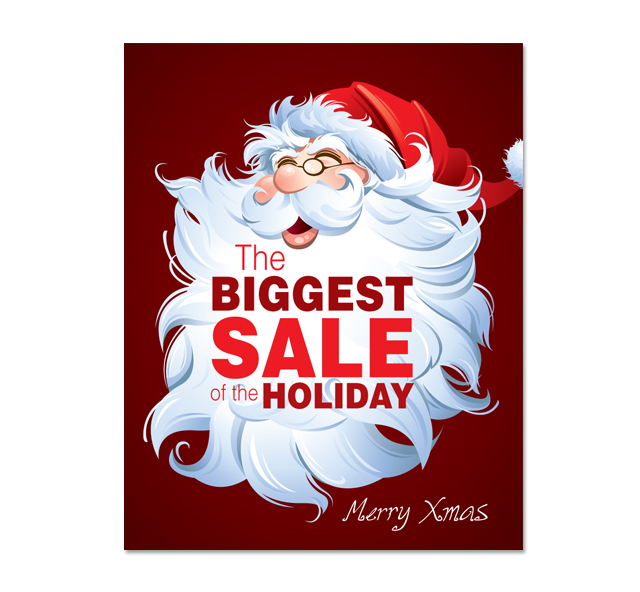 Santa Claus Sale Poster Template