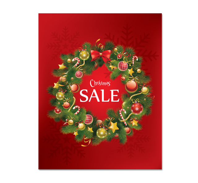 Christmas Ring Sale Poster Template