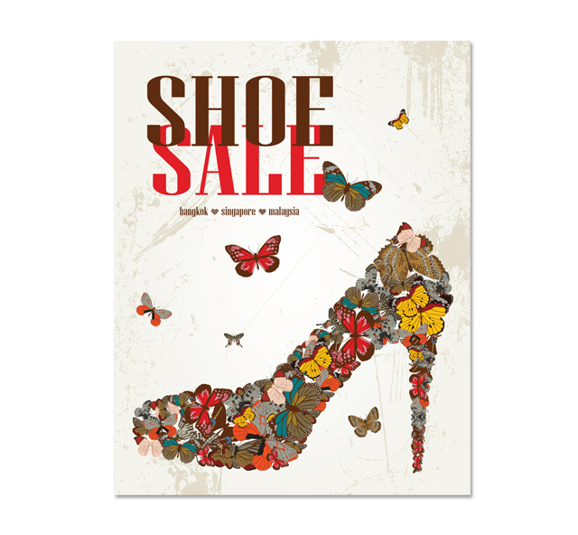 Shoes Sale Poster Template