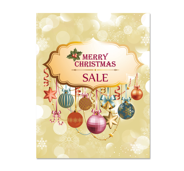 Christmas Sale Poster Template