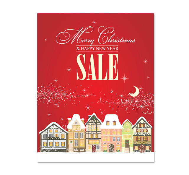 Christmas Sale Poster Template