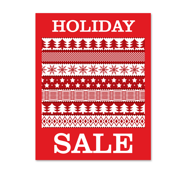 Holiday Sale Poster Template