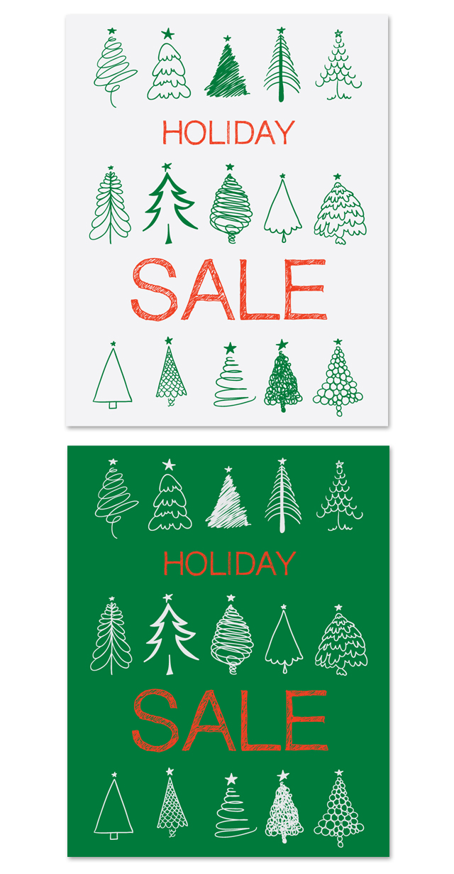 Holiday Sale Poster Template