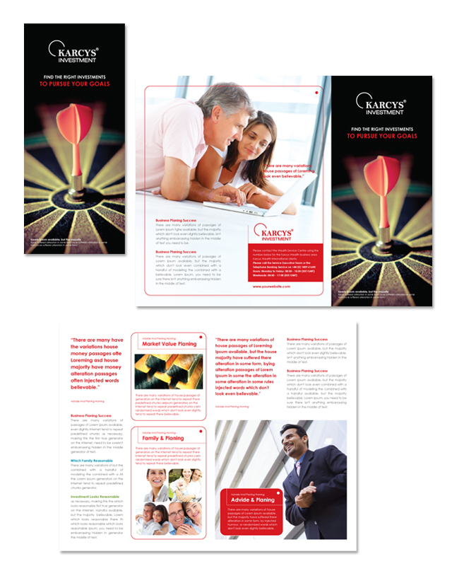 Investment Advisor Tri Fold Brochure Template