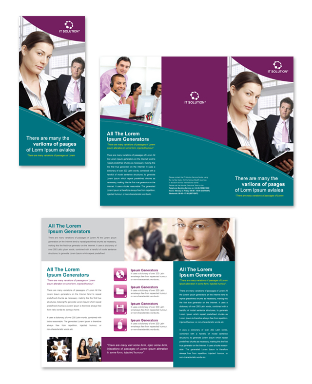 Free Tri Fold Brochure Template Sample